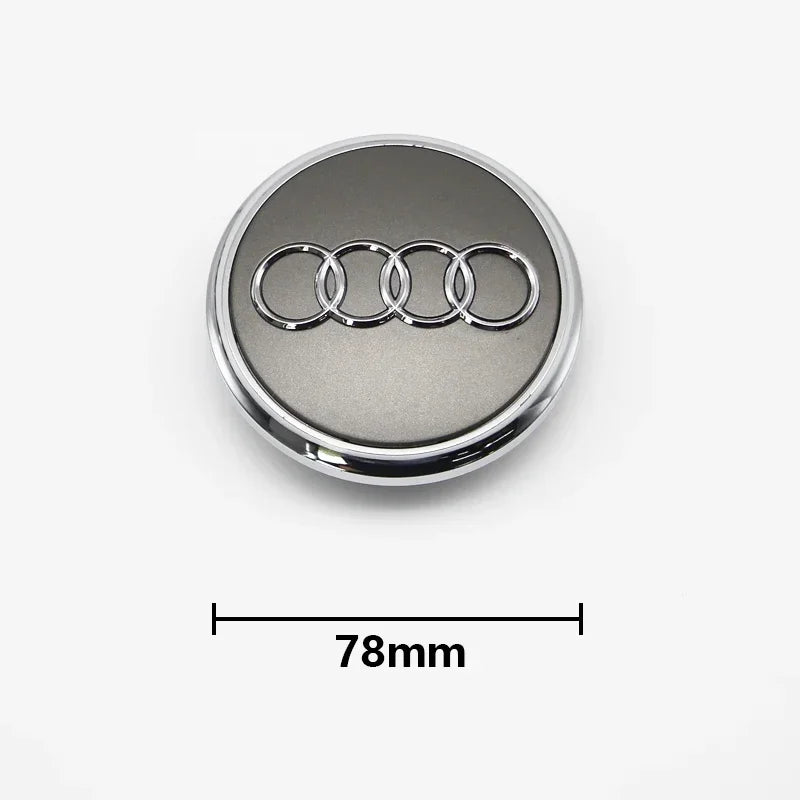 4pcs 60mm 61mm 69mm 68mm 77mm Car Styling Wheel Center Cap Hub Covers Badge 4B0601170 For Audi A3 A4 A5 A6 A7 A8  S6 Accessories