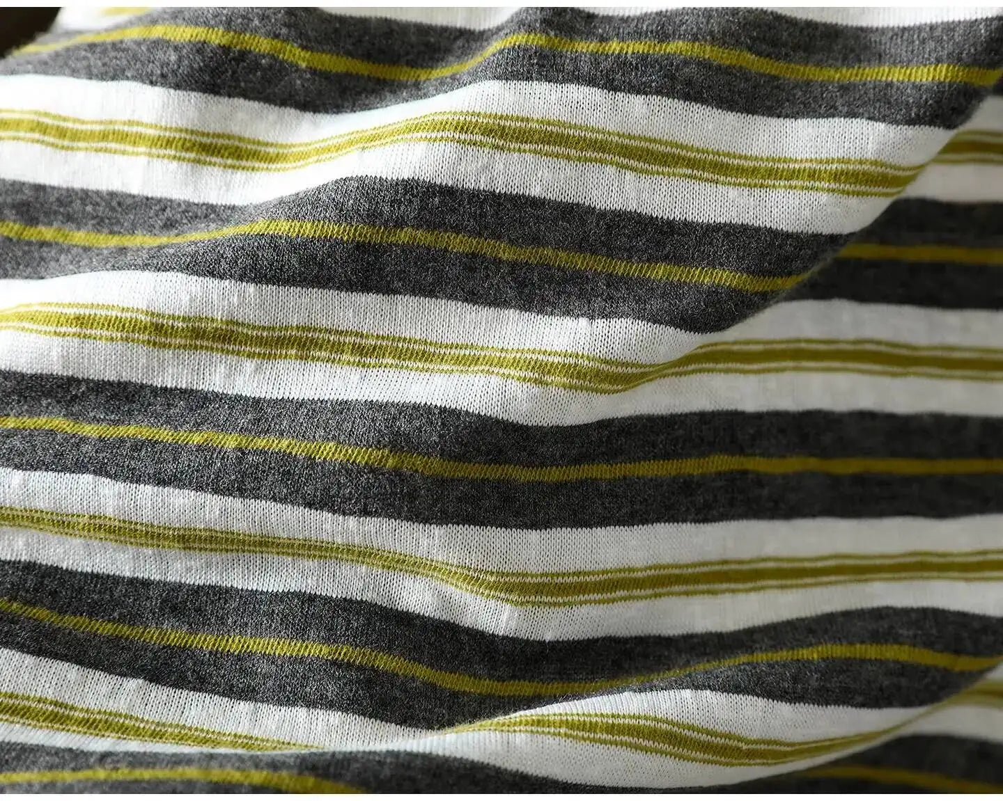 Women Summer Short-sleeve T-shirt 2026 Summer New Stylish Striped Single-pocket Loose T-shirt ZXY154