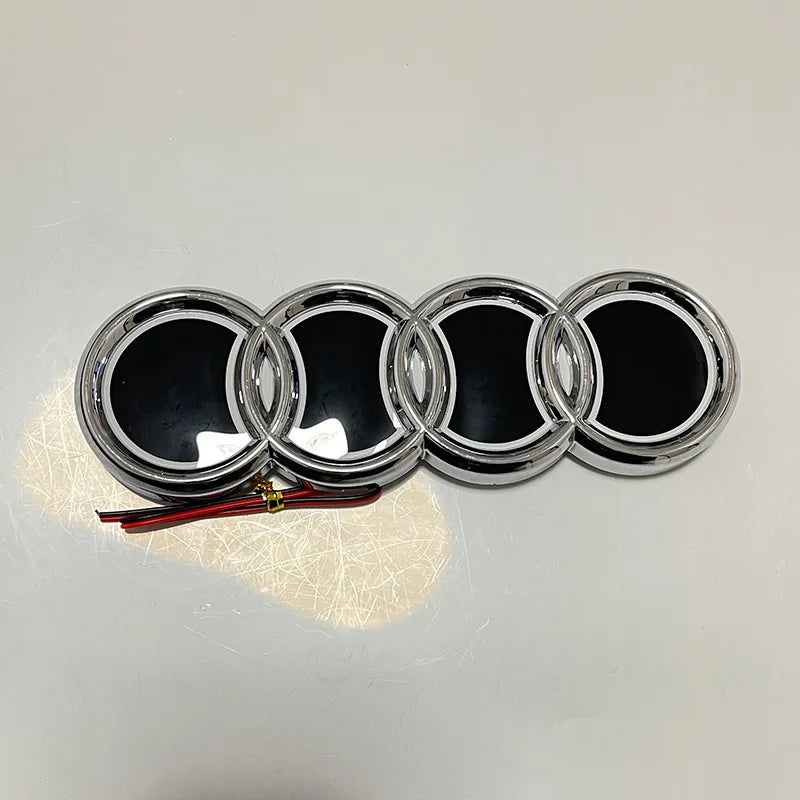 18X5.8CM LED Badge Light Exterior for Audi Q2 Q8 A1 A2 Q3 A3 A4 A5 A6 A7 A8 Q5 Q7 TT Car Rear Trunk Emblem Sticker Accessories