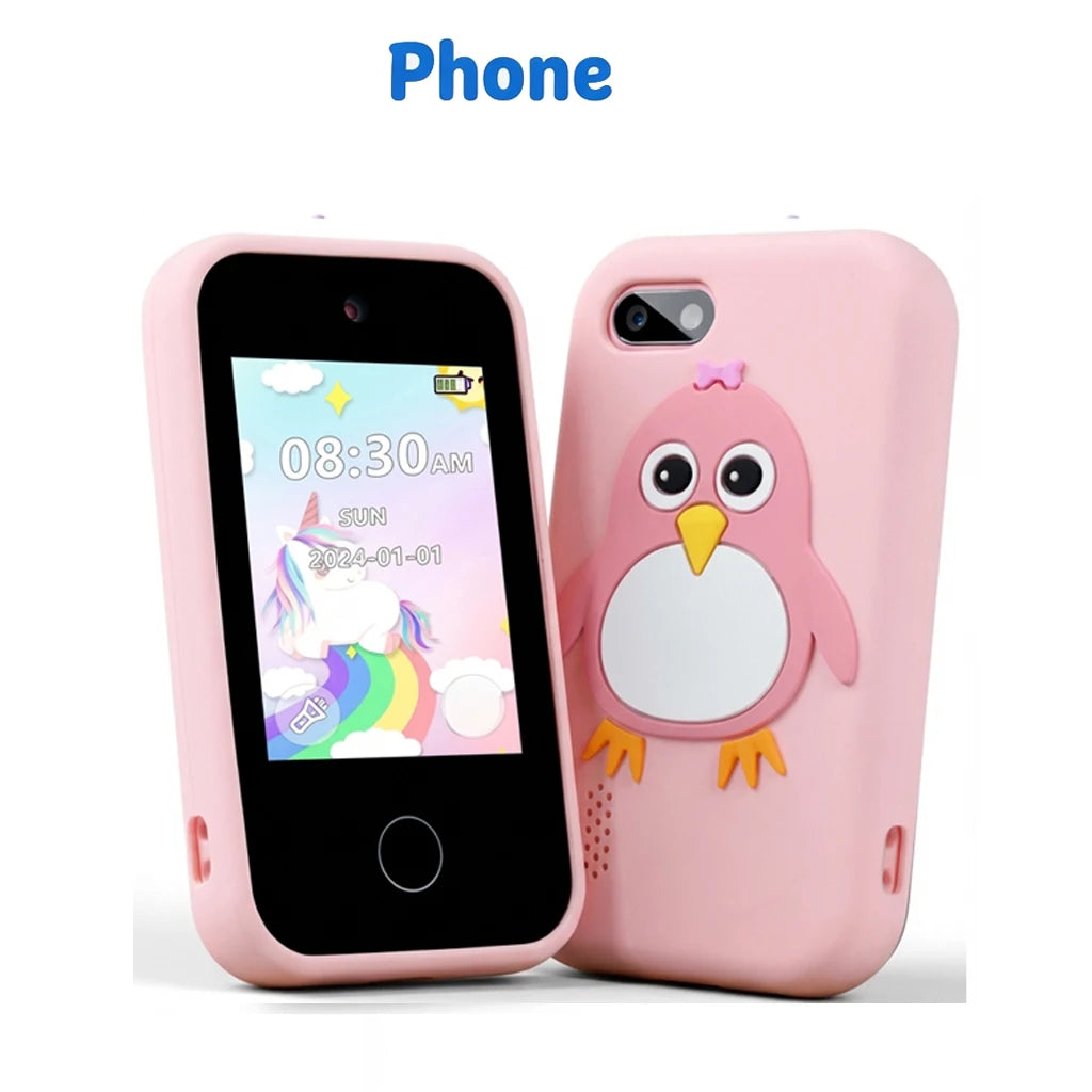 Children Smart Phone Camera Kids Toys Touchscreen Unicorn Mobile MP3 Player Digital Camera Educational Toys for Girl Boy