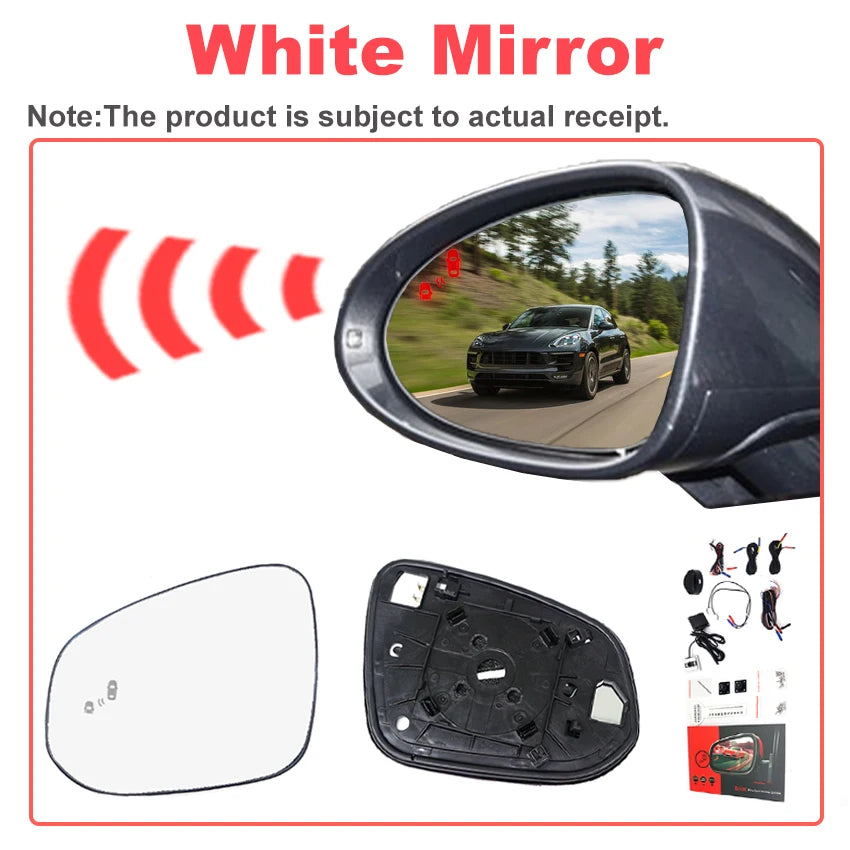 Car Blind Spot Monitoring System Alarm Mirror BSD BSA BSM 24GHZ Radar Lane Change Assist Sensor For Porsche Macan 2014 to 2024