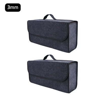 PINMOAP Car Trunk Storage Bag Foldable And Thickened Felt Box Car Storage Box Universal High-Quality And Durable Felt Fabric