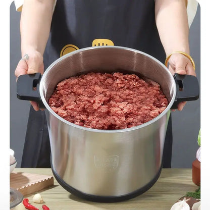 Large capacity electric meat grinder commercial household stainless steel mixing filling  electric food chopper  meat grinder