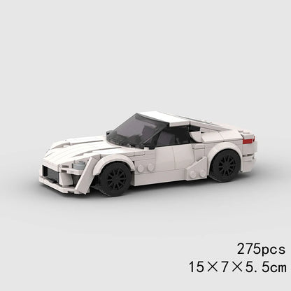 MOC Speed Sports Super Race Car Model Building Blocks Pickup Police Bricks City Racing Vehicle SUV Technical Rally Sport Toy
