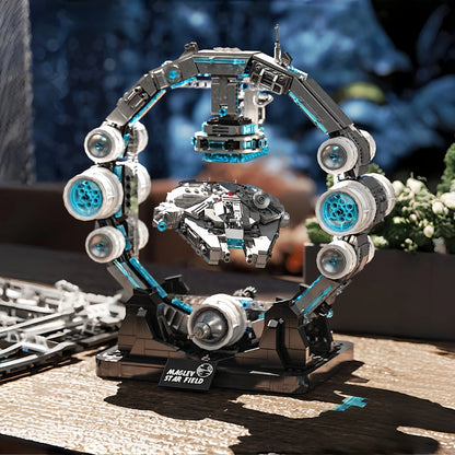 1196PCS Star Plan Building Blocks Falcon Spaceship Model DIY Toy Set Cool Room Decor Christmas Gift for Boys And Adults