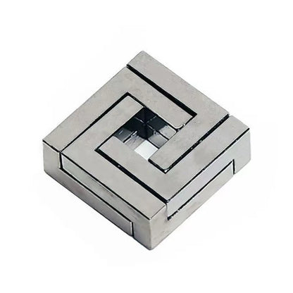 Difficult Disentanglement Brain Teaser Metal Puzzles For Adults and Kids Smart Logic IQ Test Mind Challenge Educational Toys