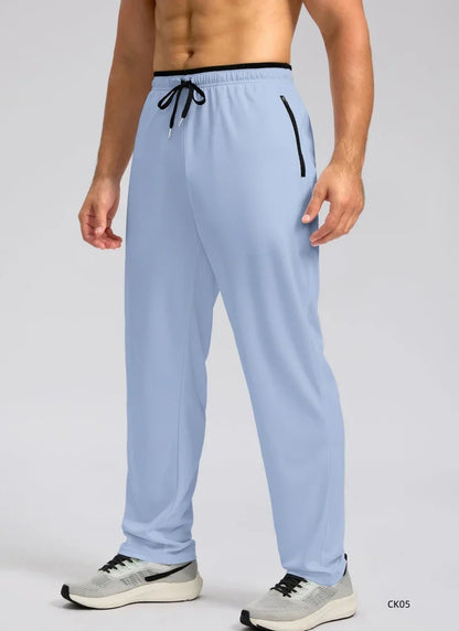 Spring and summer new men's elastic jogging pants fitness training running pants drawstring sports pants sportswear joggingpants