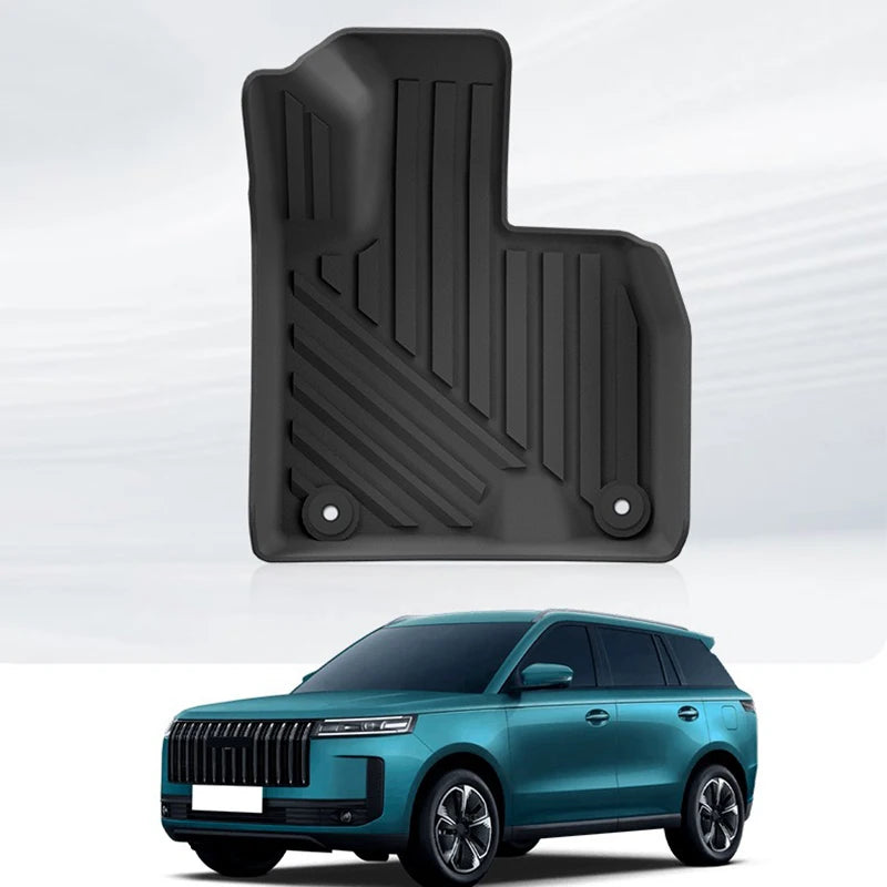 RHD Car Floor Mats for Chery JAECOO 5 EV 2025 - present Trunk Mat Cargo Liner Protector Waterproof Non-slip Foot Pad Carpet Kits