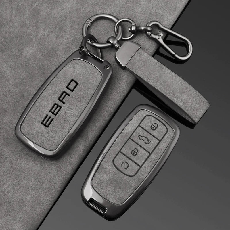 NEW Car Key Case Cover Holder Shell Fit For EBRO S400 EBRO S700 EBRO S800 2025Protection Key Bag Set Keychain Car Accessories