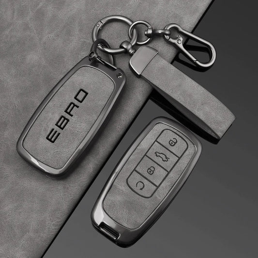 NEW Car Key Case Cover Holder Shell Fit For EBRO S400 EBRO S700 EBRO S800 2025Protection Key Bag Set Keychain Car Accessories
