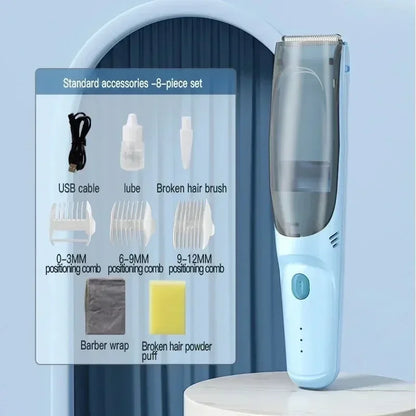 Household Hair Absorbing Electric Hair Clipper Waterproof Safe Razor Baby Children Hair Cutter Family Grooming Haircut Tool