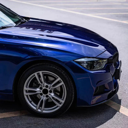 Gentian Blue Metallic Car Sticker Car Wrapping Film PET Sticker Bubble Free Auto Decals Car Accessories Exterior Decoration