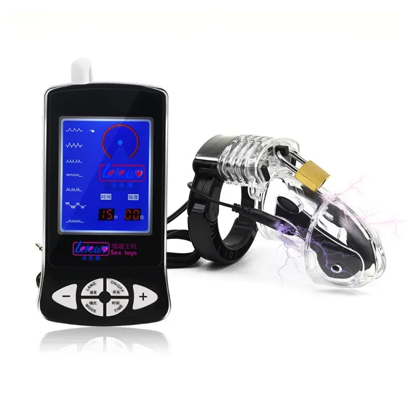 Sex Products Electric Shock Penis Ring Cock Ring Electro Stimulation Medical Therapy Massager Bdsm E-Stim Sex Toys For Men