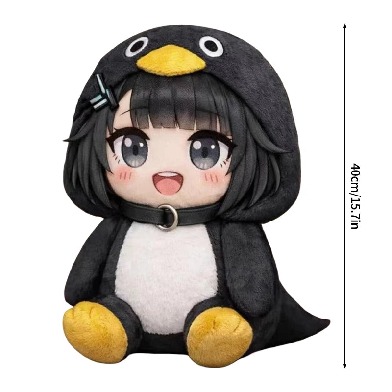 Gugugaga Penguin Keychains Anti-stress Keycap Keychains Cute Penguin Girl Keyrings Bag Charms Gifts 키캡