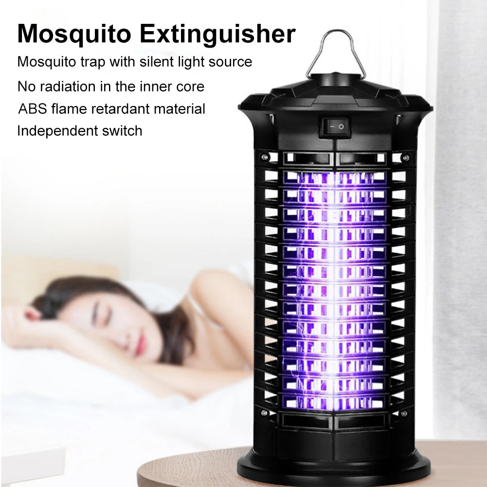 2-In-1 Microwave Mosquito Killing Lamp Electric Shock Mosquitos Killing Insect Trap Waterproof Insect Racket EU Plug Bug Zapper