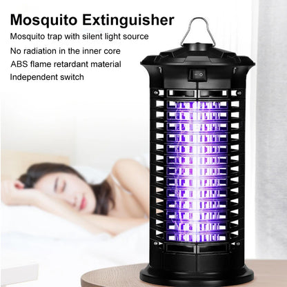 2-In-1 Microwave Mosquito Killing Lamp Electric Shock Mosquitos Killing Insect Trap Waterproof Insect Racket EU Plug Bug Zapper