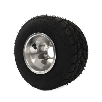 10x4.50‑5 Tire with Hub Explosionproof Antislip Universal for ATV UTV Go Kart Agricultural Vehicle
