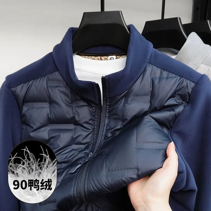 Winter Ultralight Down Jacket with Graphene Technology, 90% Duck Feather Filled, Top-Ranked Water-Resistant Parka City Commute