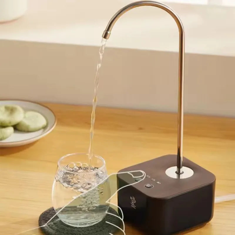 Intelligent Water Dispenser USB Electric Water Bottle Pump 2 Gear Quantitative Bucket Bottle Dispenser Wireless Pump 2000mAh