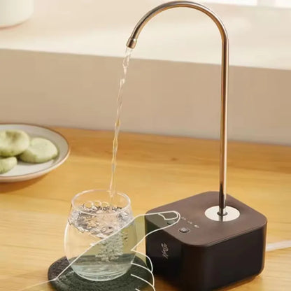Intelligent Water Dispenser USB Electric Water Bottle Pump 2 Gear Quantitative Bucket Bottle Dispenser Wireless Pump 2000mAh