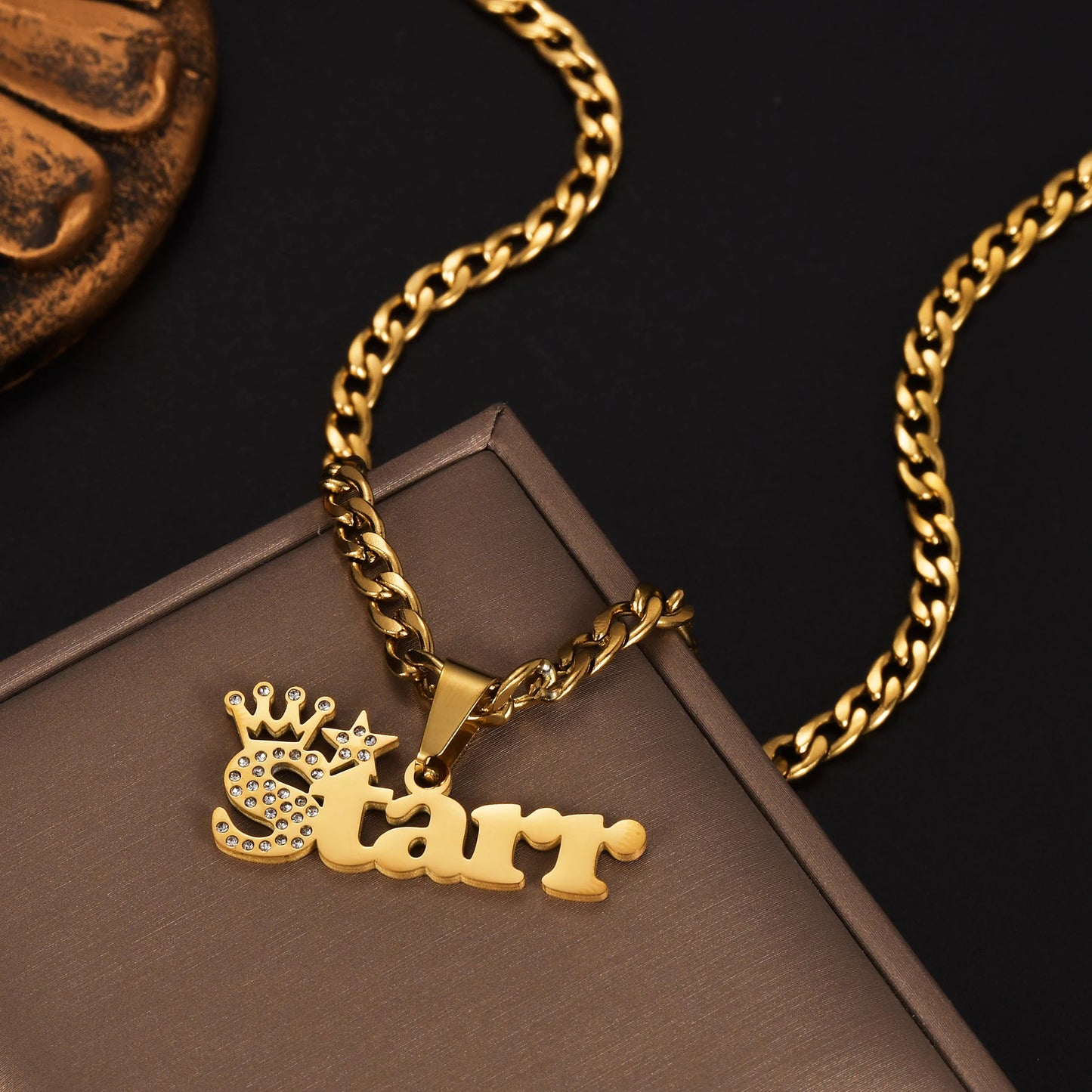 Engrave Custom Chirldren's Name Bracelets 30cm Necklace Stainless Steel Jewelery Sets for Kids Baby Personlized Christmas Gift