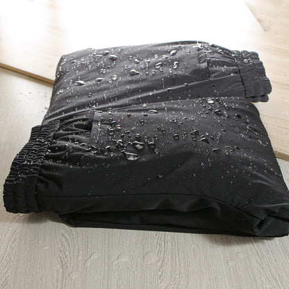 Waterproof Breathable Goose down Pants Men's Elastic Waist Casual Fashion Urban Style Long Pants Youth Wear Outdoor Clothing