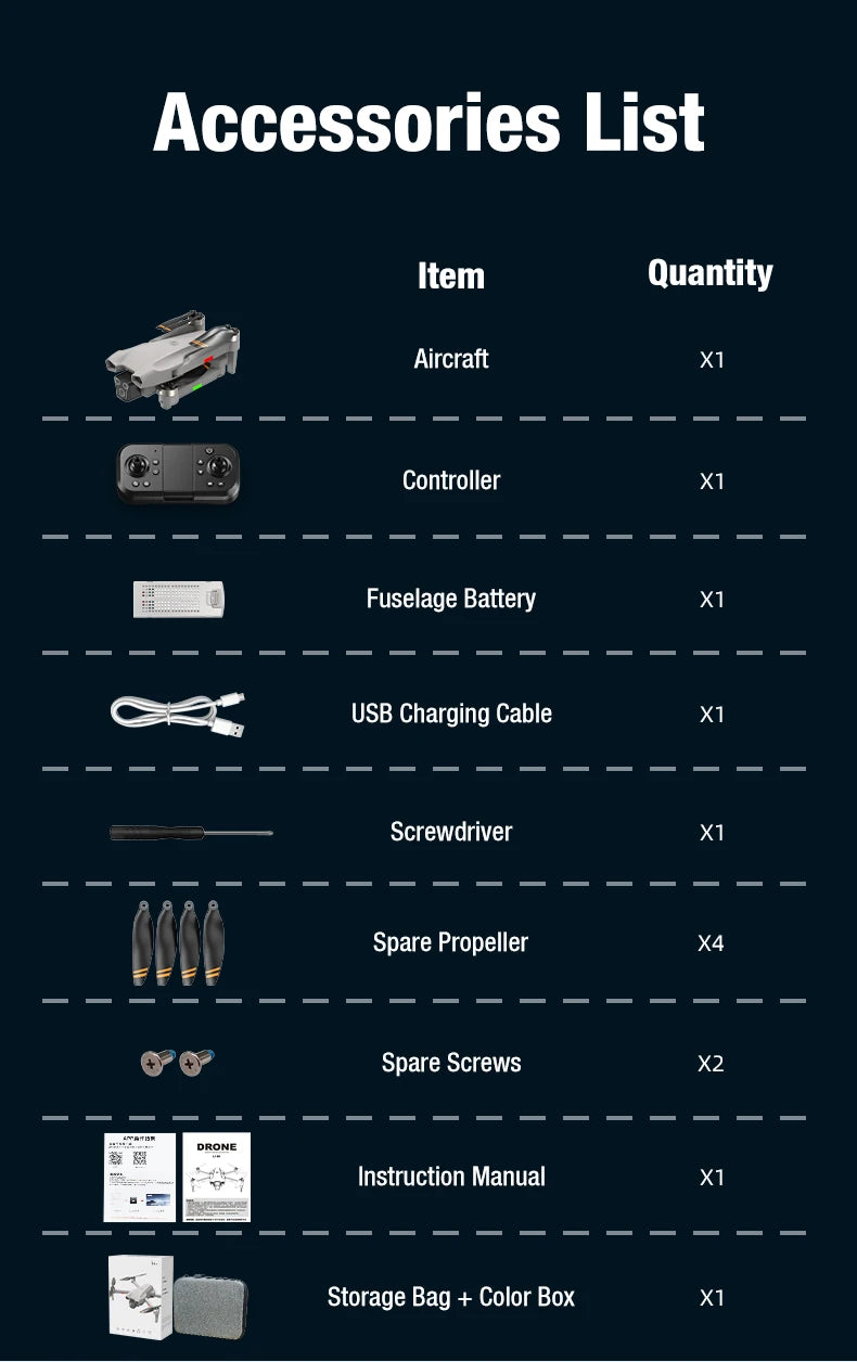 FPV 8K 3-Camera RC Drone Professional Quadcopter Aircraft Gesture Shooting Brushless 360° Roll Optical Hover Helicopter Toy Gift