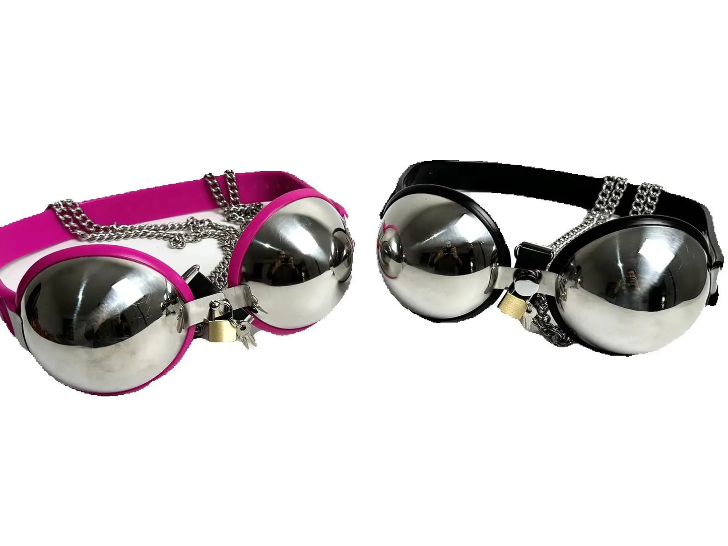 Female Chastity Device Bra Stainless Steel Adjustable BDSM Slave Metal Lockable Underwear Chain Bondage Game Erotic Slave