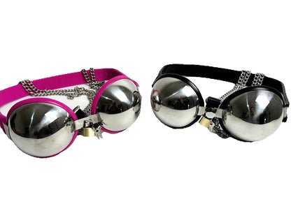 Female Chastity Device Bra Stainless Steel Adjustable BDSM Slave Metal Lockable Underwear Chain Bondage Game Erotic Slave