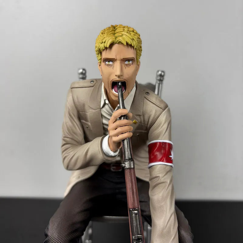 Attack On Titan Reiner Braun Figure, Anime Character Statue Model, Desktop Decor Collectible Gift For Anime Fans