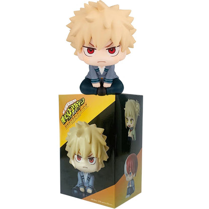 My Hero Academia  Anime Figure  Pvc Q version Bakugou Katsuki Midoriya Izuku  Action Figures Anime Gift Collection Series Model