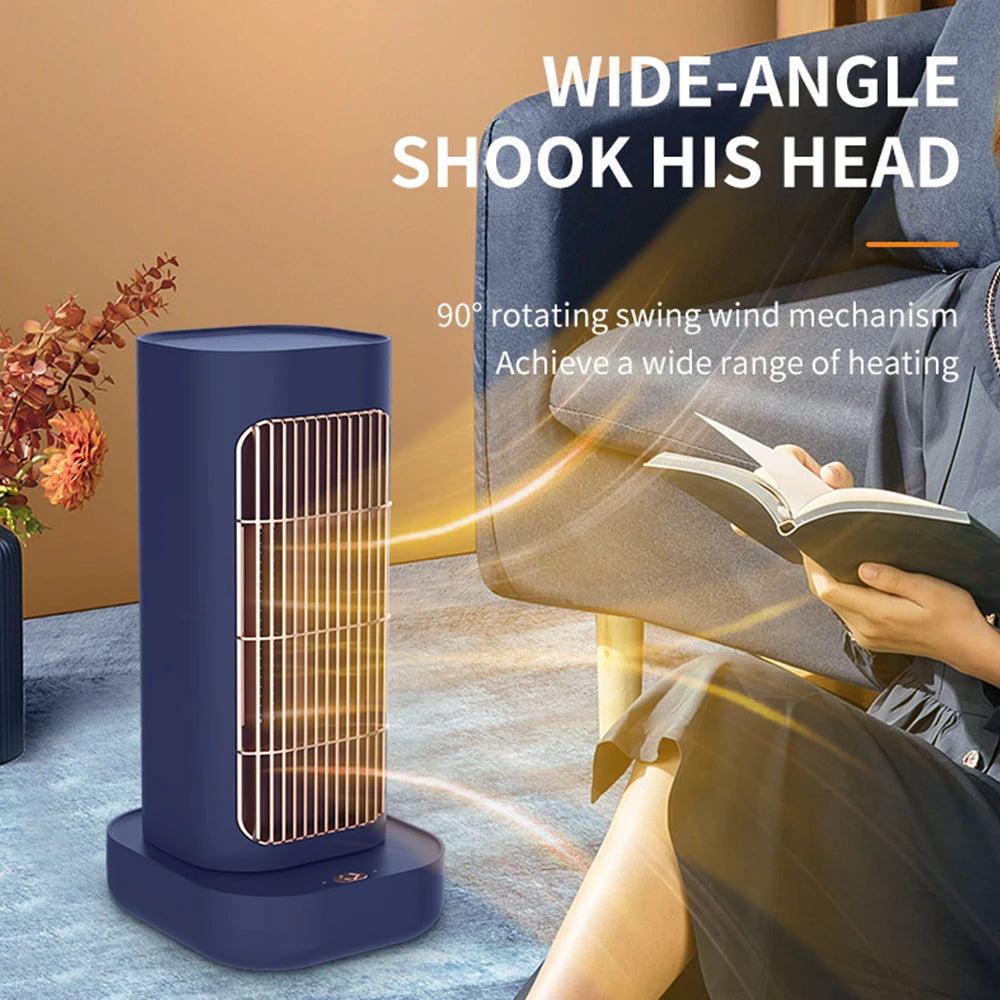 1300 W Space Heater Portable Electric Heater Overheating & Tip-Over Protection PTC Ceramic Heater 90 Degree Oscillation 2 Modes
