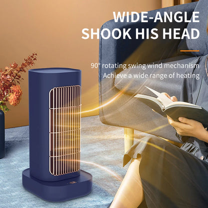1300 W Space Heater Portable Electric Heater Overheating & Tip-Over Protection PTC Ceramic Heater 90 Degree Oscillation 2 Modes