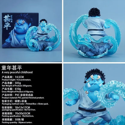 Anime One Piece Jinbe 15cm PVC Action Figure Statue Collection Model Desktop Decoration Room Desk Toys For Fans Gift