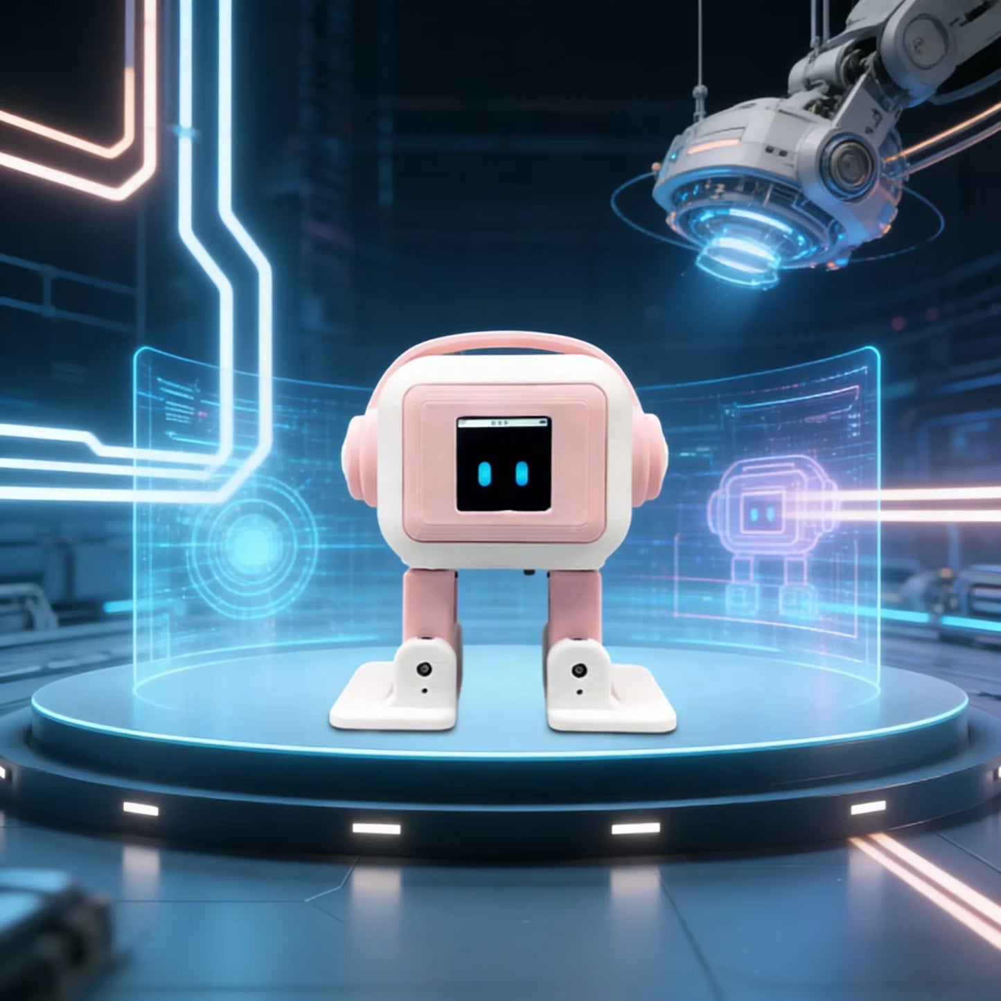 EMO Robot Toy Desktop Pet Intelligent Ai Electronic Accompanying Decoration Electronic Advanced Smart Pet Children's Toys Gift