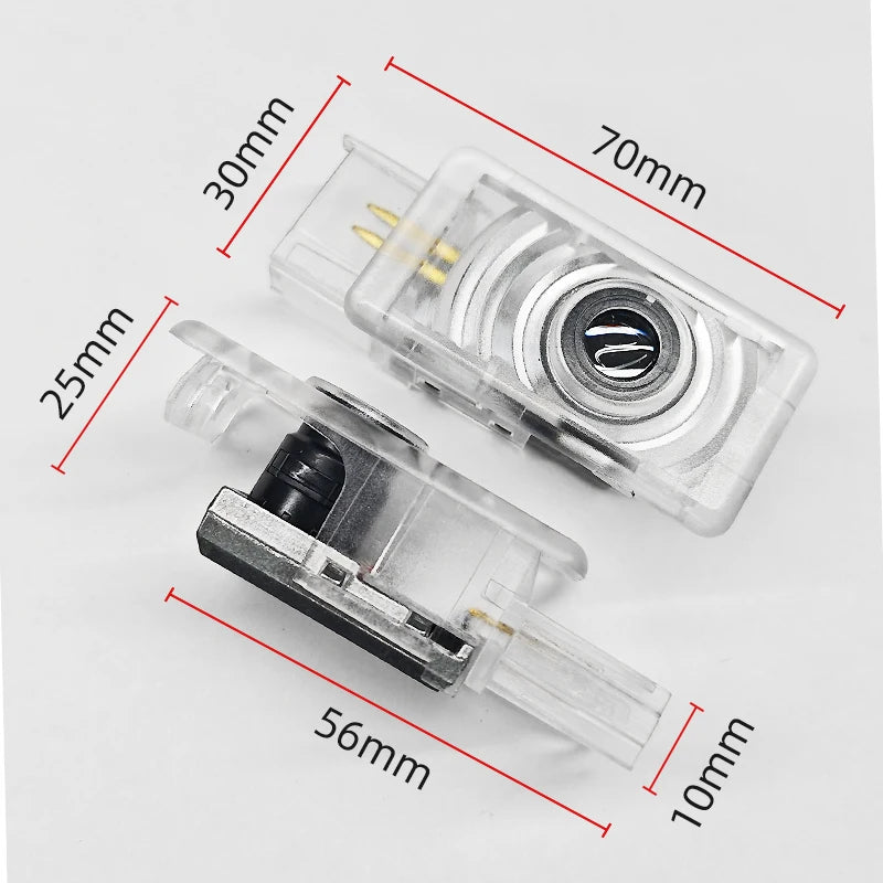 2pcs For Buick Regal 2009-2014 Lacrosse 2010-2020 Encore 2014-2016 Accessories HD Led Welcome Light Car Door Projector Lamps