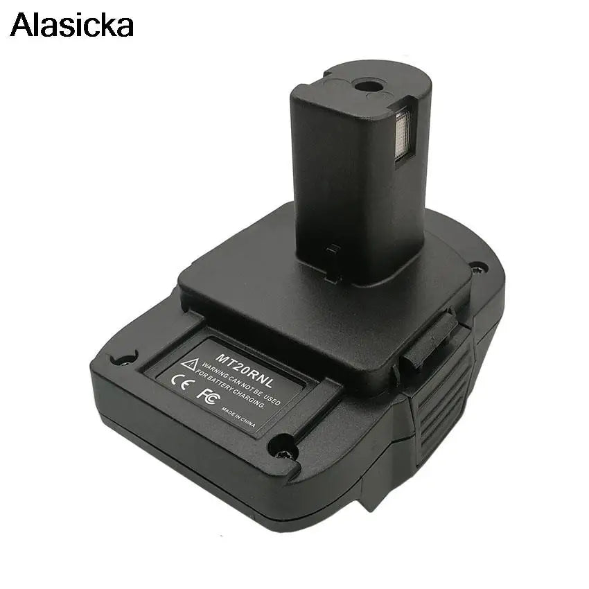 Adapter DM18RL MT20RNL BPS18RL use For RYOBI/Makita/Dewalt/Milwaukee Black Decker Porter-Cable Stanley Li-ion Battery 18V Tool