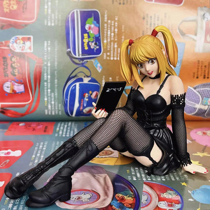 12CM Anime Death Notes  Misa Figure Toy Car Deathnote L Killer Misa Amane Figure Doll Collection Model Toy  Gift Ornament New
