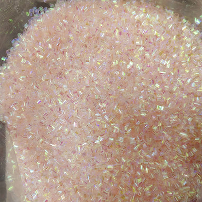50g Bingsu Slime Additives Iridescent Beads Supplies DIY Sprinkles Kit For Fluffy Clear Crunchy Slime Clay