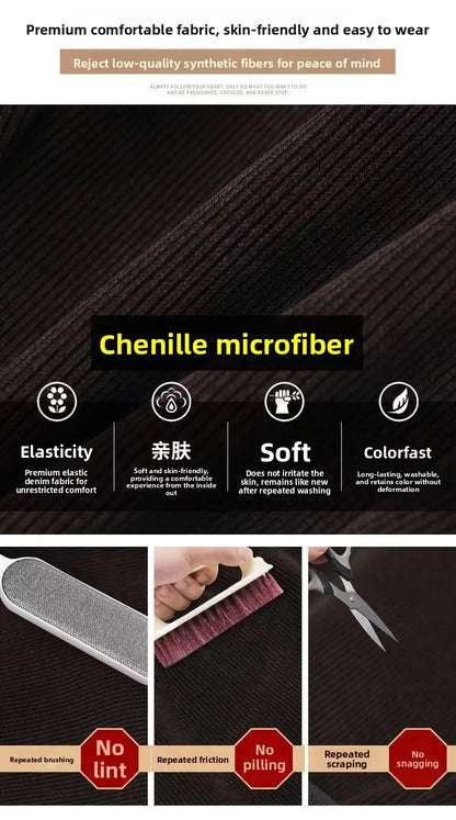 Autumn Winter Thickened Fleece Harlan Pants Women's Loose Casual Straight Leg Pants with Pockets Polyester Fiber Long Trousers