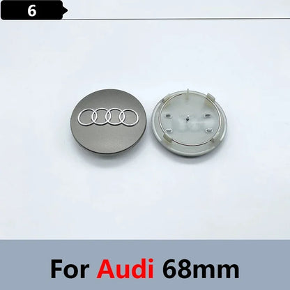 4pcs 60mm 61mm 69mm 68mm 77mm Car Styling Wheel Center Cap Hub Covers Badge 4B0601170 For Audi A3 A4 A5 A6 A7 A8  S6 Accessories