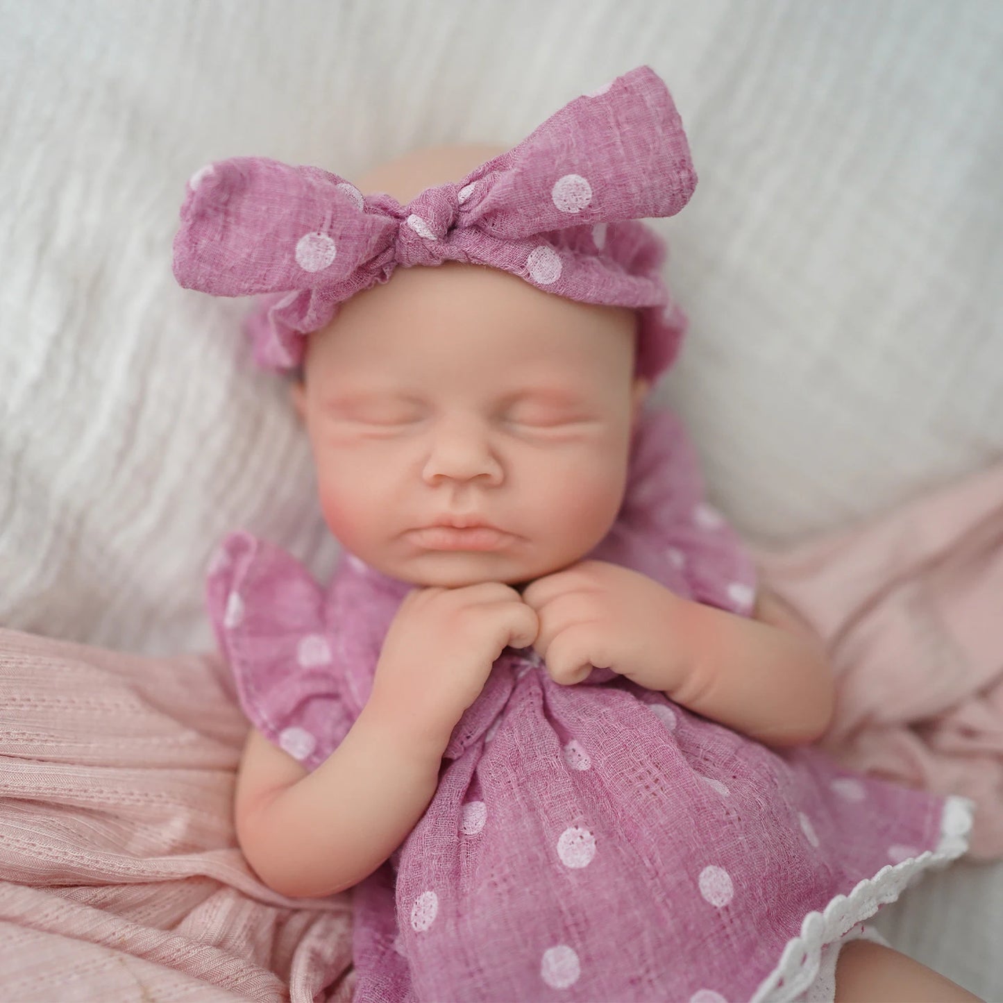 12" 30Cm Micro Preemie Full Body Silicone Baby Doll  Lifelike Reborn Doll Surprice Children Anti-Stress
