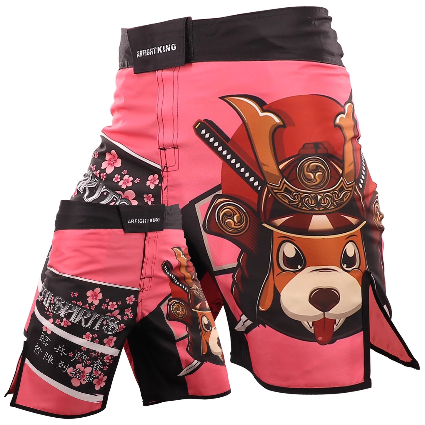 Fighter Jujitsu Sports 5-point Length Shorts Gym Jujitsu Taekwondo Thai Boxing Shorts Fighter Dress MMA Boxing Pants Size XXS-XL
