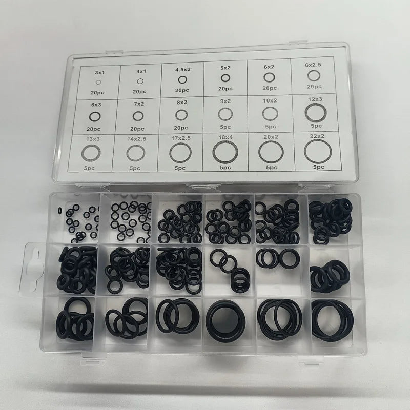 Rubber O Ring Set Gaskets Seal Nitrile Rubber Bands High Pressure O-Rings Repair Kit Sealing Elastic Band O Rubber Rings