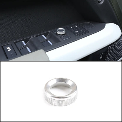 cheya Car central control air conditioner volume knob decorative cover For Land Rover Defender 110 2020+ Aluminum accessories