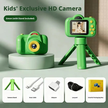 2026 New Kids Camera Cartoon Mini Digital Camera HD 1080P Video Recorder Portable Toddler Toys Birthday Gift for Boys Girls