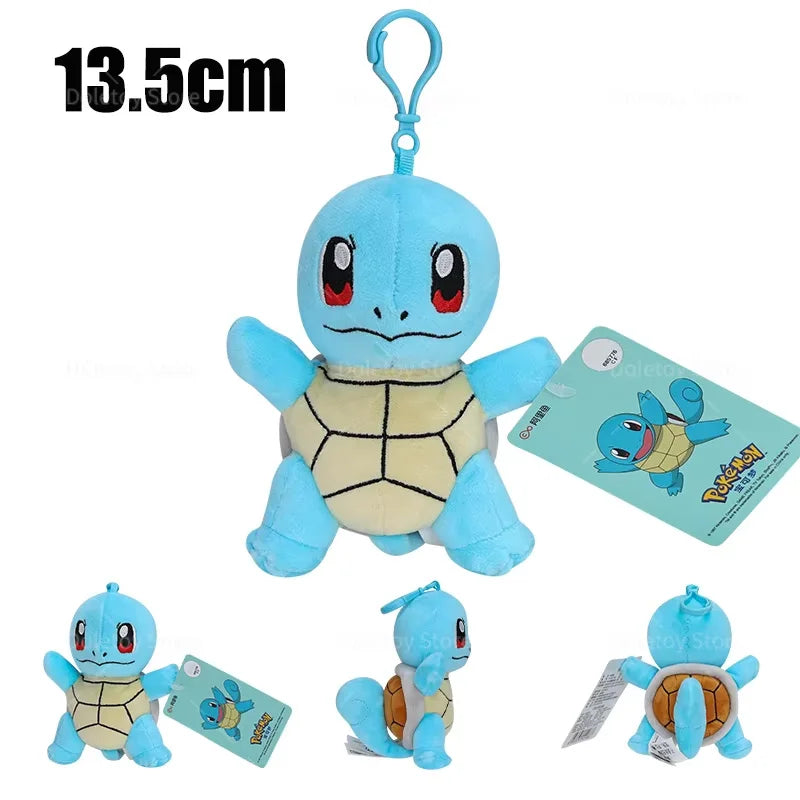 34 Styles Pokemon Plush Keychain Cartoon Toys Pikachu Eevee Charmander Squirtle Mew Snorlax Jigglypuff Doll Kids Kawai Toy Gift