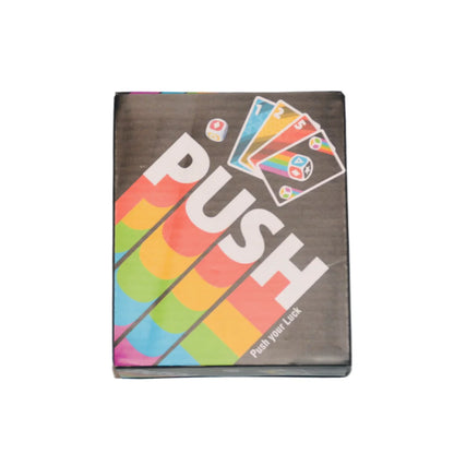《Push 2024》, Card Game, Board Game, Interactive Game, Available in 6 Languages Including English, Spanish, French, German, Italian, and Dutch, Fast-Paced, Easy to Learn, Perfect for Parties