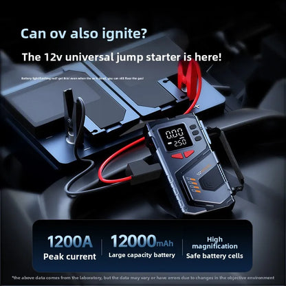 Best-seller Car Jump Starter For 12V Petrol Diesel Cars With 150PSI Air Pump/Light/Pressure Gauge,Portable Booster Jump Starter
