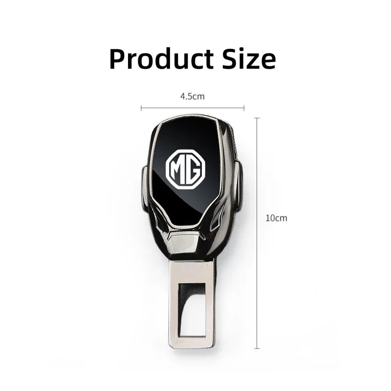 Car Seat Belt Clip Carbon Extender Lock Buckle Plug Interior for MG ZS HS GT HECTOR MG3 MG5 MG6 MG7 Auto Accessories